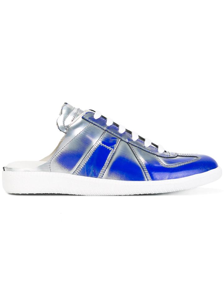 Maison Margiela Lace-up Sneakers - Blue