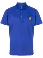 Billionaire Embroidered Logo Polo Shirt - Blue