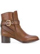 Chloé Max Ankle Boots - Brown