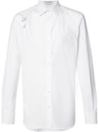 Alexander Mcqueen Harness Shirt, Men's, Size: 15 1/2, White, Cotton