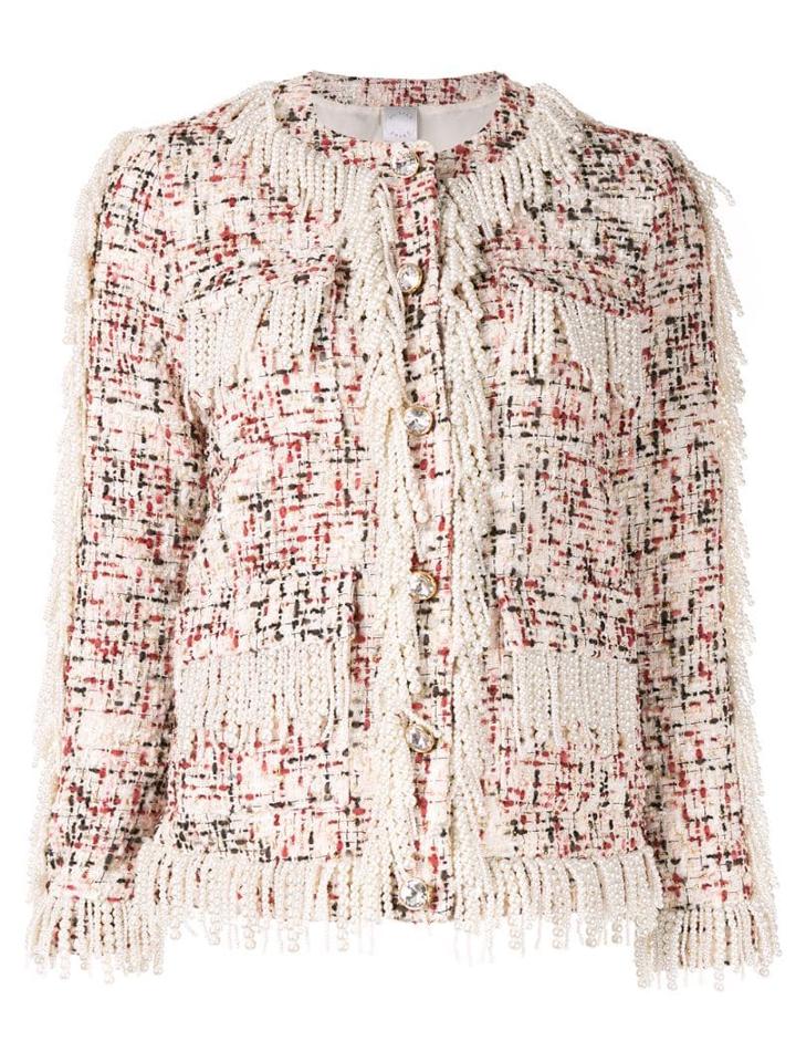 Huishan Zhang Cecil Tweed Jacket - White