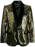 Marc Jacobs - Sequin Tiger Blazer - Men - Cotton/polyamide/polyester/viscose - 52, Grey, Cotton/polyamide/polyester/viscose