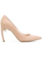 Nicholas Kirkwood Mira Pearl Pumps - Nude & Neutrals