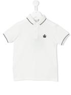 Dolce & Gabbana Kids Classic Polo Shirt, Boy's, Size: 8 Yrs, White