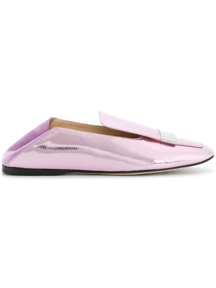Sergio Rossi Sr1 Loafers - Pink & Purple