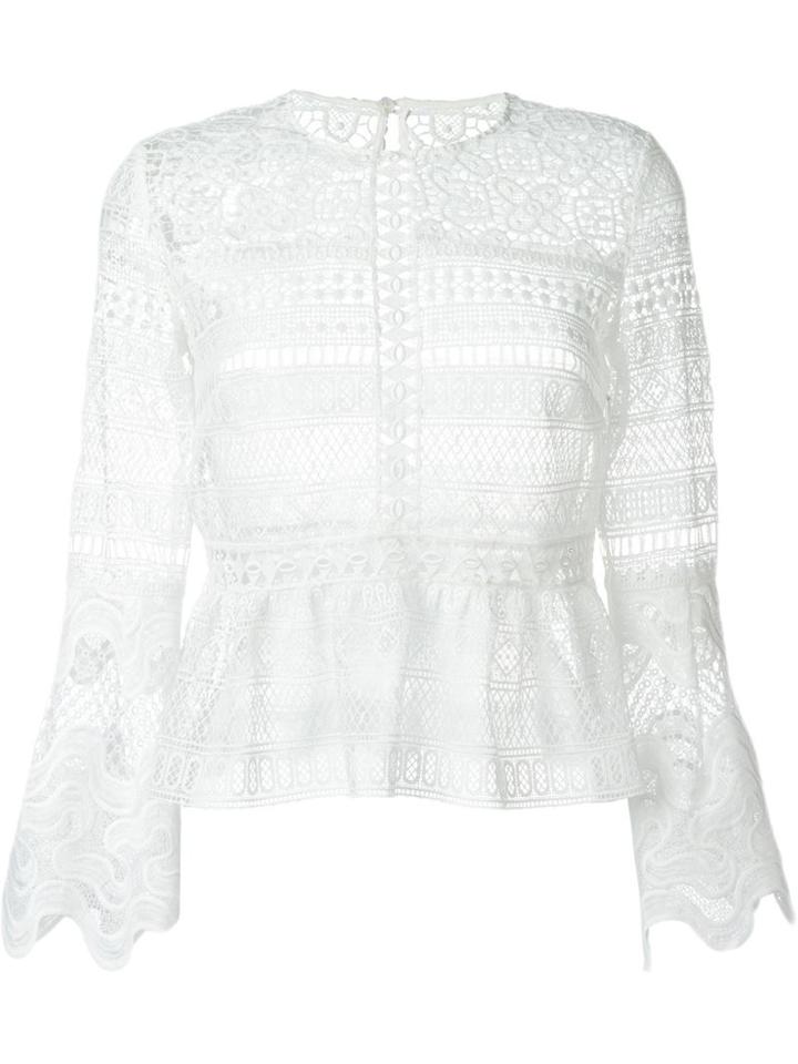 Si-jay Peplum Lace Top