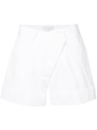 Monse - Poplin Shorts - Women - Cotton/spandex/elastane - 0, White, Cotton/spandex/elastane