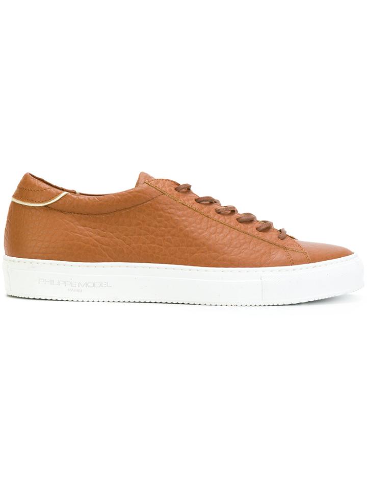 Philippe Model Lace-up Sneakers - Brown