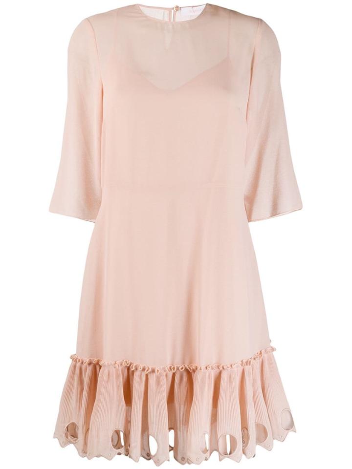 See By Chloé Ruffled Hem Dress - Pink