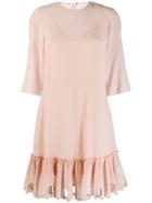 See By Chloé Ruffled Hem Dress - Pink