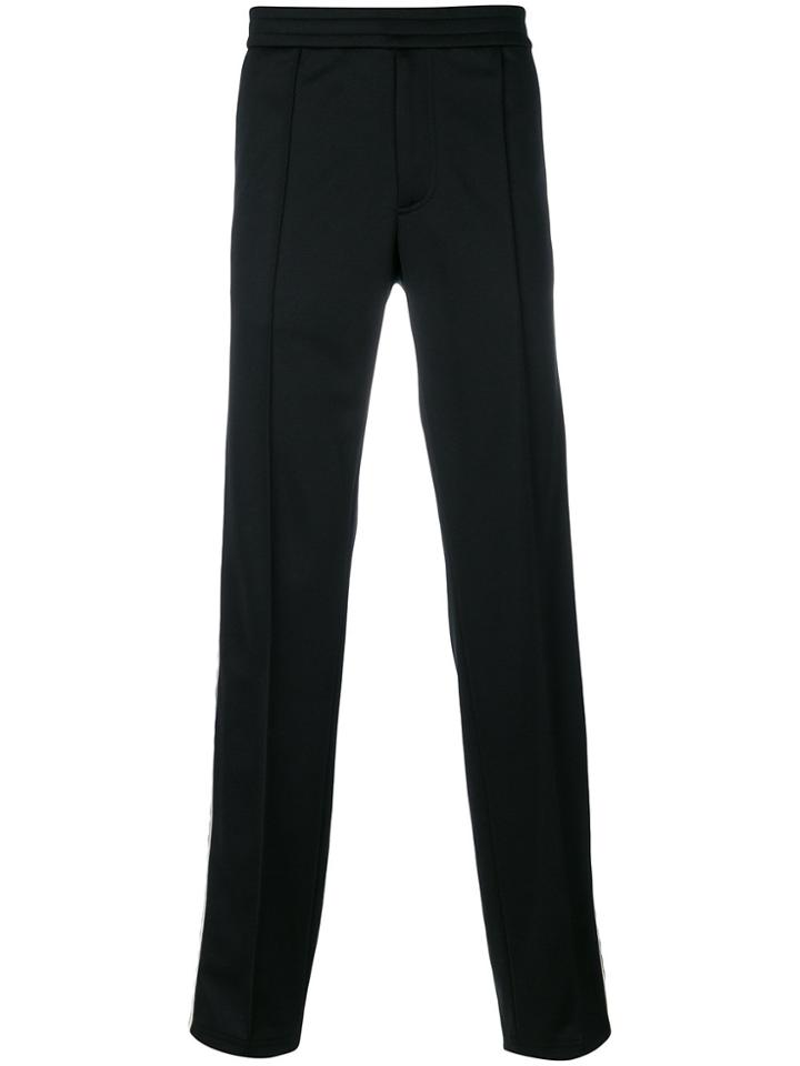 Valentino Side Stripe Track Pants - Black