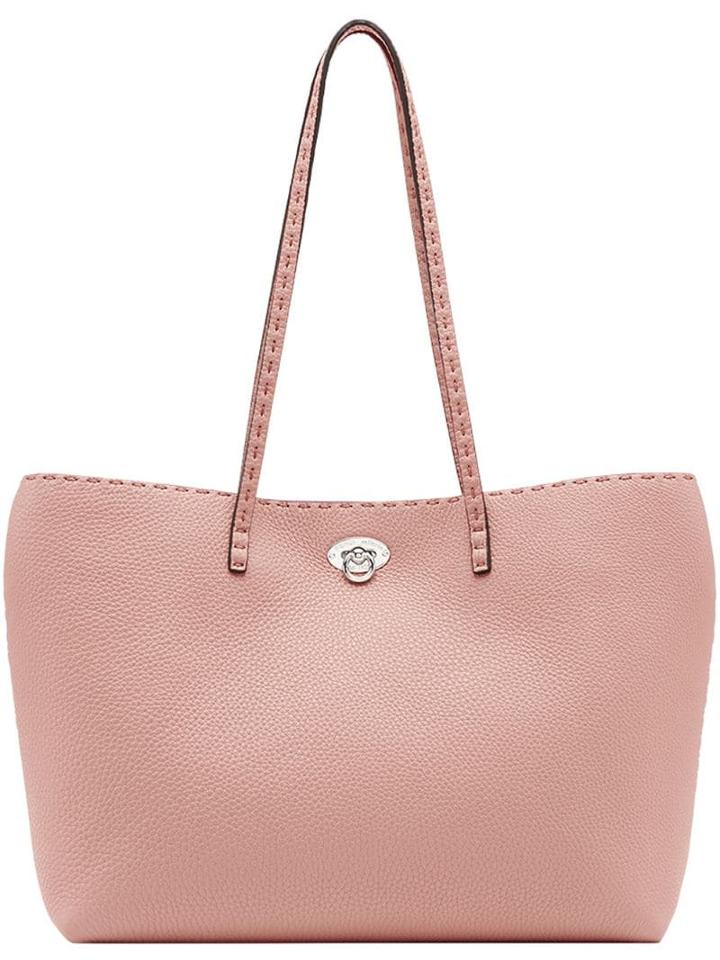 Fendi Turnlock Shopper Bag - Pink