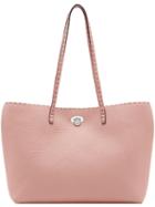 Fendi Turnlock Shopper Bag - Pink