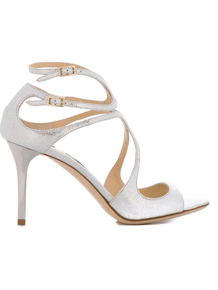 Jimmy Choo Ivette 85 Sandals - Metallic