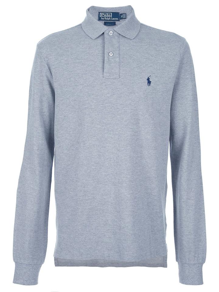 Polo Ralph Lauren Long Sleeve Polo Shirt - Grey