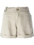 Diesel 's-braque' Shorts, Women's, Size: 27, Nude/neutrals, Cotton/linen/flax