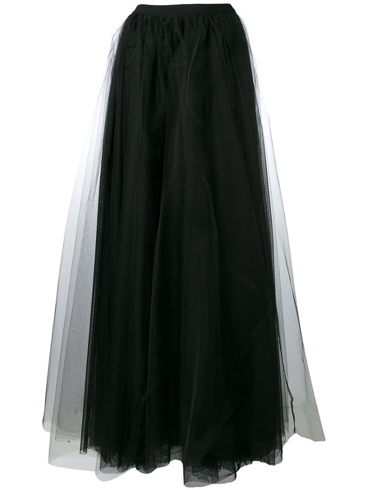 Lédition - Maxi Skirt - Women - Polyamide - 42, Black, Polyamide