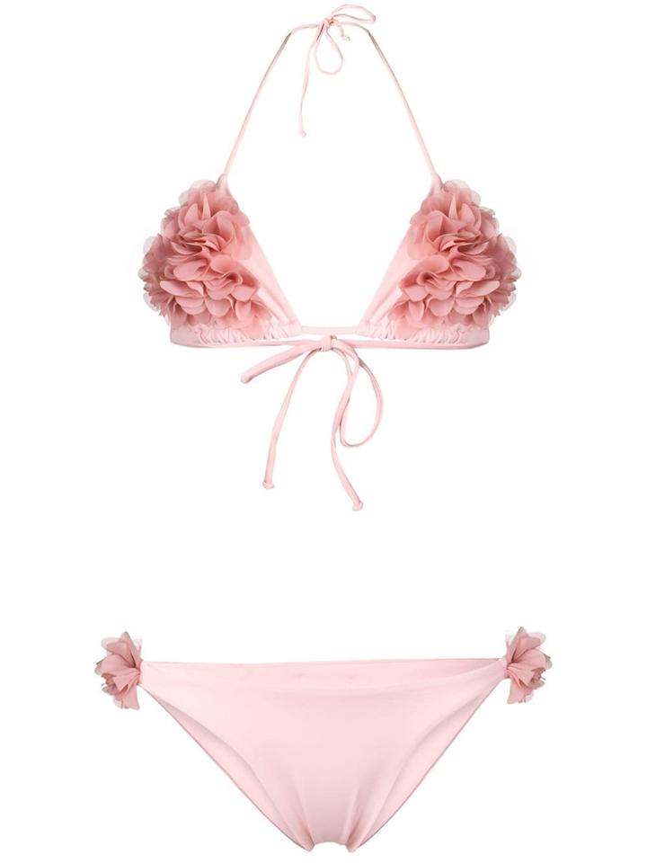 La Reveche Shayna Triangle Bikini Set - Purple