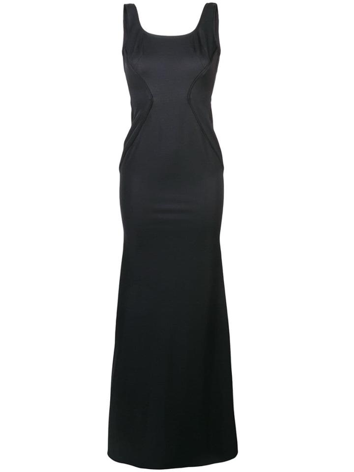 Zac Zac Posen Leah Scoop Neck Gown - Black