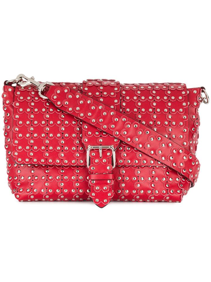 Red Valentino Red(v) Studded Shoulder Bag