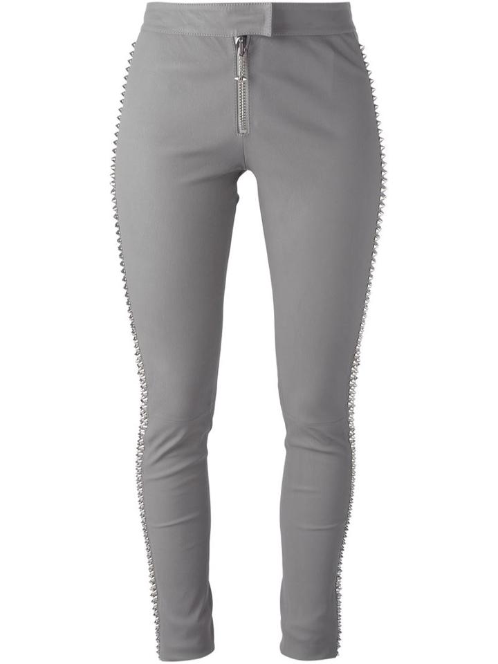 Philipp Plein 'sheeba' Leather Trousers