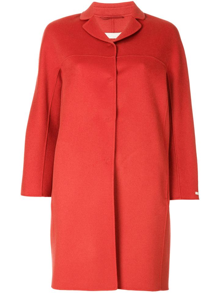 's Max Mara Single Breasted Coat - Red