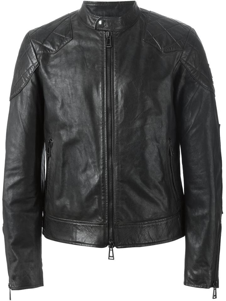 Belstaff Zip Leather Jacket