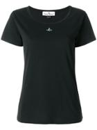 Vivienne Westwood Logo Embroidered T-shirt - Black