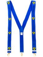 Gosha Rubchinskiy Embroidered Logo Braces - Blue