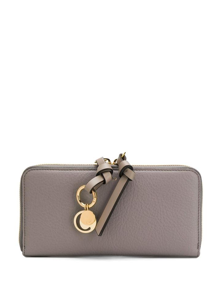 Chloé Double Zip Wallet - Grey