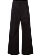 Yoshio Kubo Wide-legged Trousers, Men's, Size: 2, Black, Cotton/nylon