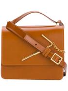 Sophie Hulme Satchel With Gold-tone Hardware - Brown