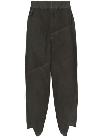 By Walid Artem Asymmetric Trousers - Grey