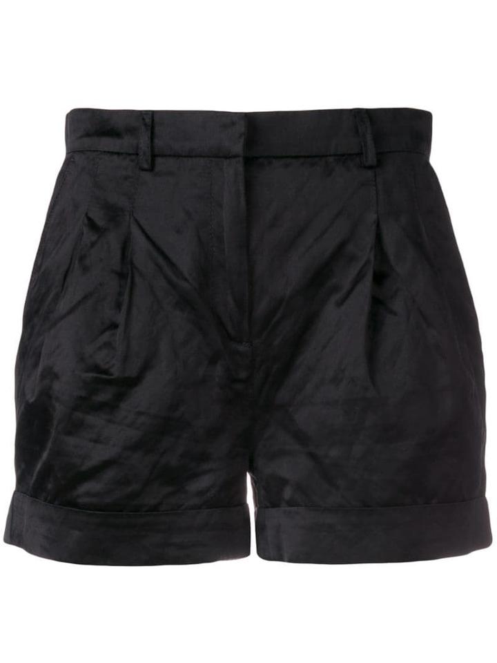 Philosophy Di Lorenzo Serafini Satin Shorts - Black