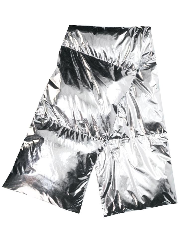 Mm6 Maison Margiela Metallic Padded Scarf