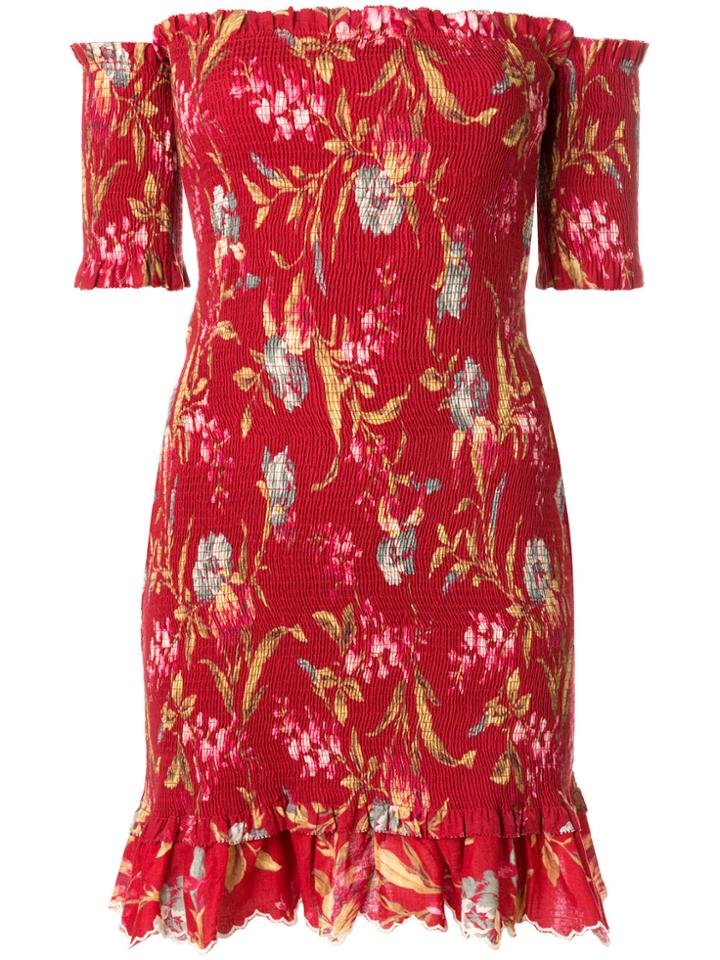Zimmermann Corsair Flutter Dress - Red