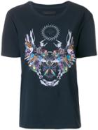 Frankie Morello Graphic Print T-shirt - Blue