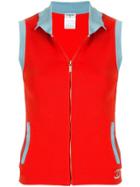 Chanel Vintage Sleeveless Knitted Shirt - Red
