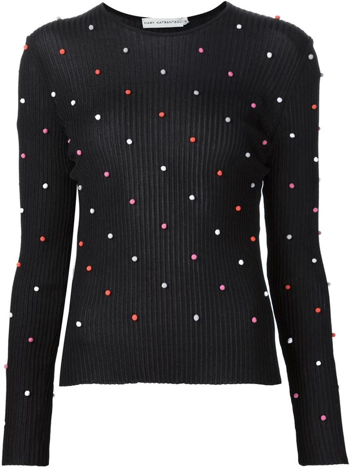 Mary Katrantzou Bobble Embellished Sweater