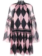 Philosophy Di Lorenzo Serafini Diamond Pattern Dress - Pink