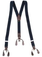 Tagliatore - Classic Braces - Men - Elastodiene/polyester - One Size, Blue, Elastodiene/polyester