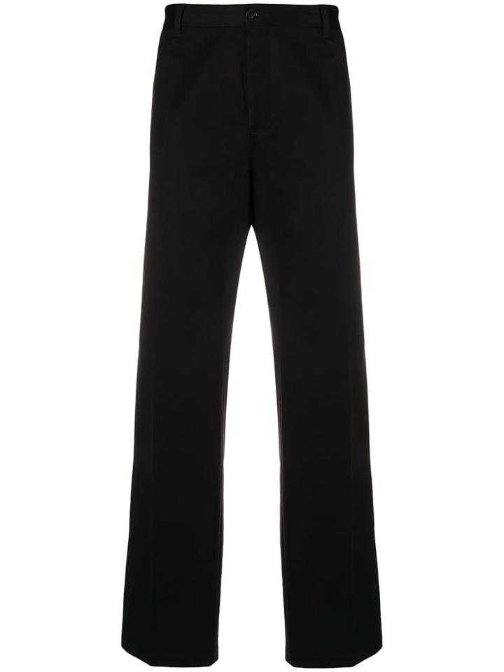 Versace Flared Tailored Trousers - Black