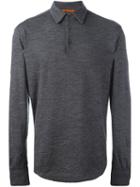 Barena 'pavin' Polo Shirt, Men's, Size: 50, Grey, Polyamide/wool
