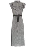 Nk Vichy Midi Dress - Black