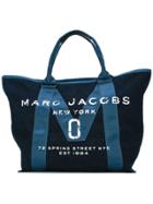 Marc Jacobs Logo Print Tote Bag - Blue