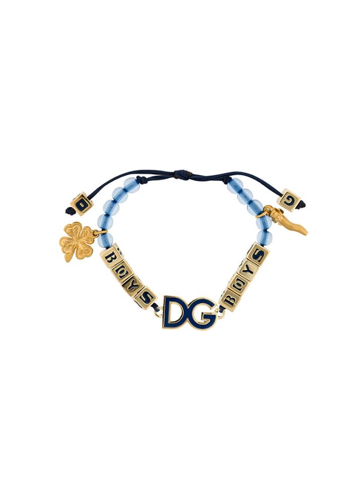 Dolce & Gabbana Frong Logo Bracelet - Blue