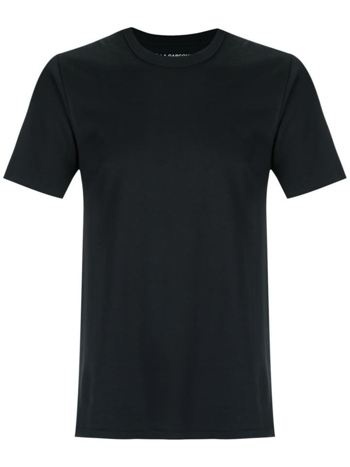 À La Garçonne - Crew Neck T-shirt - Unisex - Cotton - Xgg, Black, Cotton