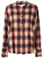 Greg Lauren Loose-fit Plaid Shirt - Red