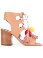 Rebecca Minkoff 'calissa' Heeled Sandal - Nude & Neutrals