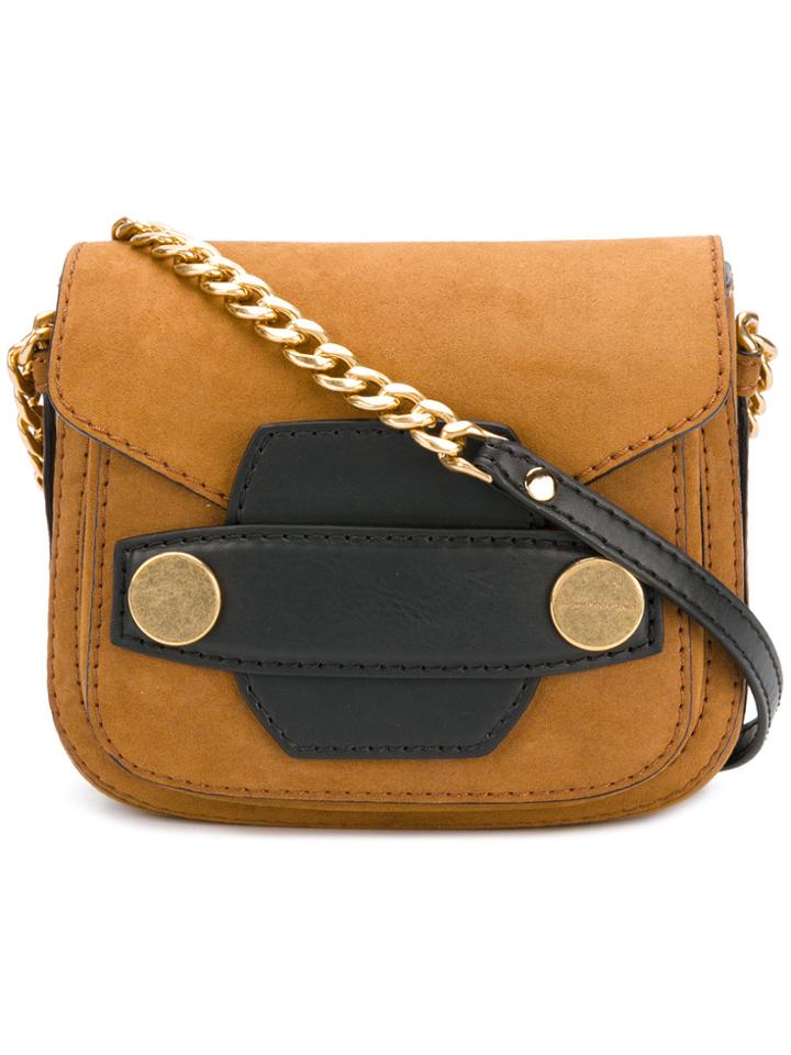 Stella Mccartney Stella Popper Shoulder Bag - Brown